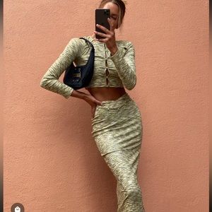 Sabo skirt Martinique set. Skirt and top.